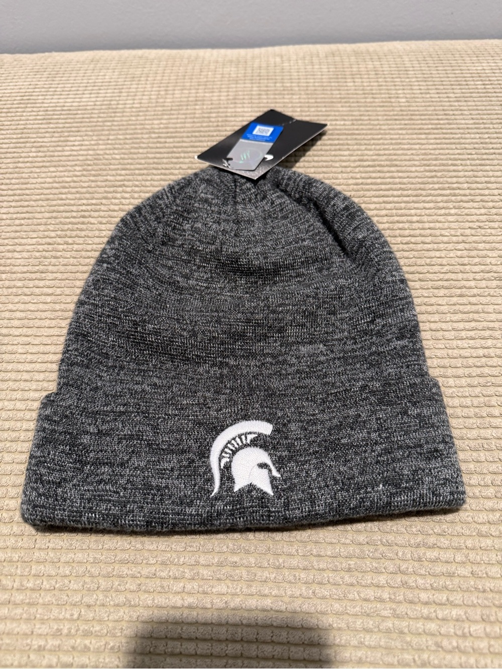 Nike Spartan Heather Gray Knit Winter Hat